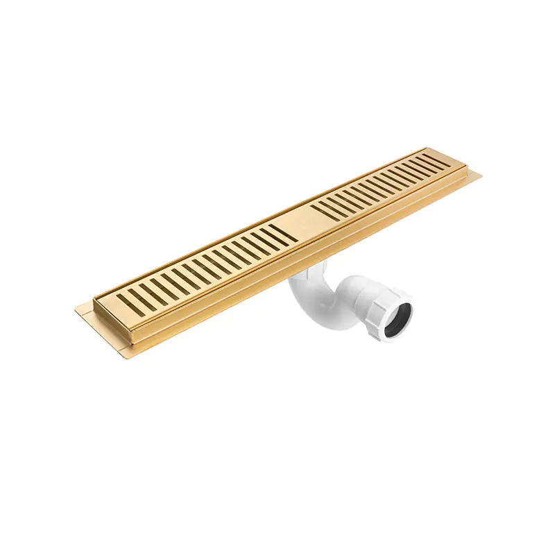 China Wholesale 250mm/500mm Gold Color Shower Floor Drain Supplier ...